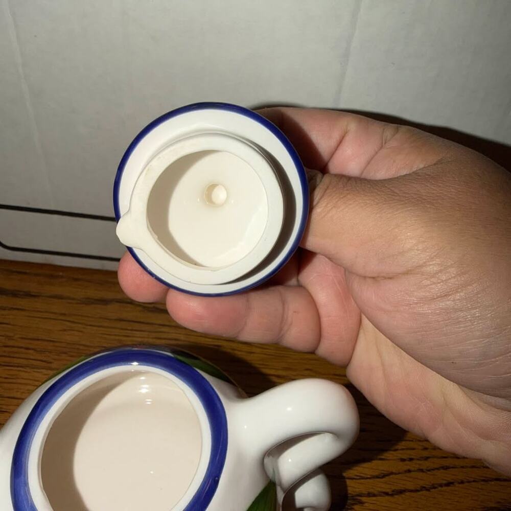 Ceramic Tea For One Set Blue Floral - Picture 6 of 10